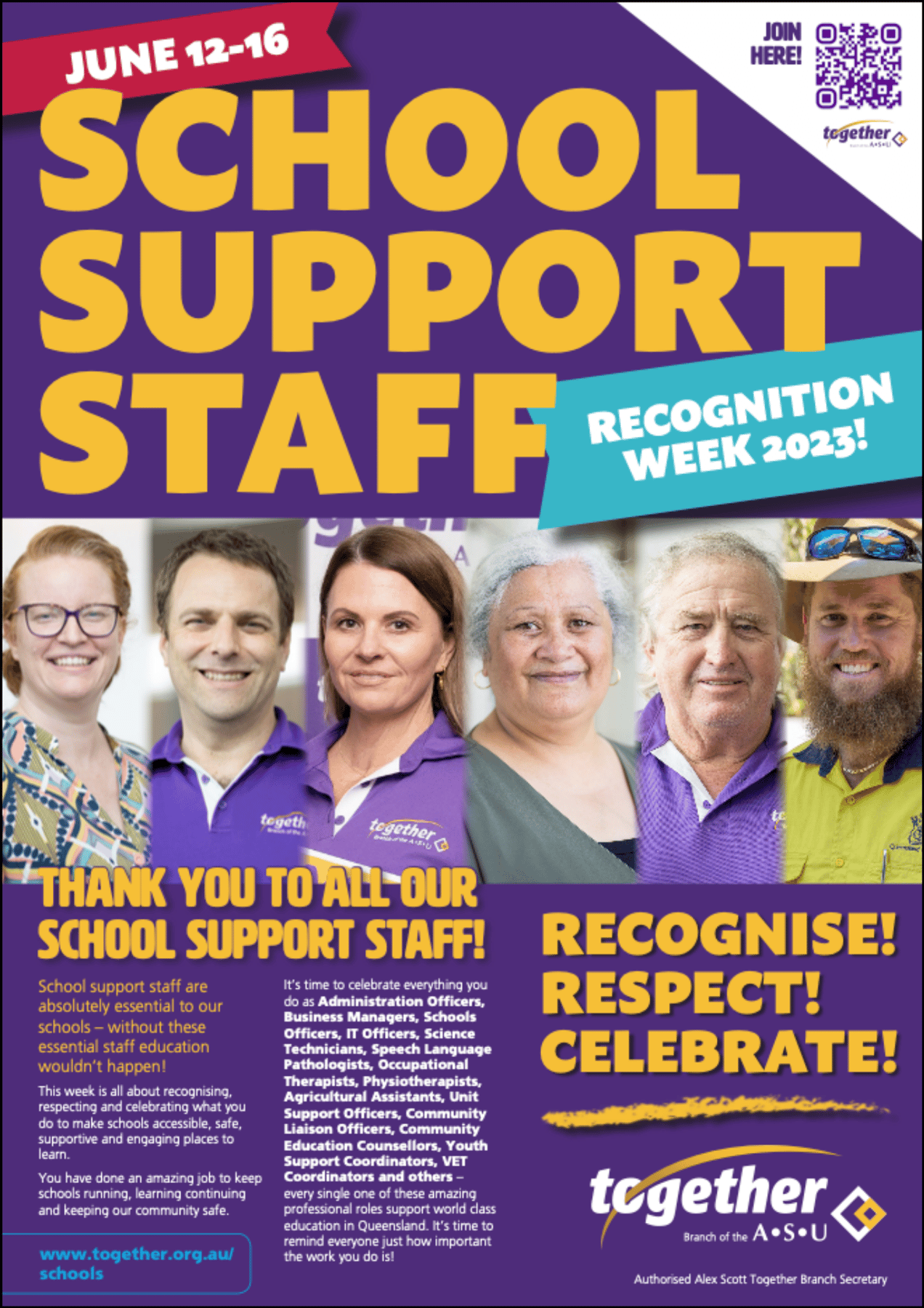 School Support Staff Recognition Week 2025